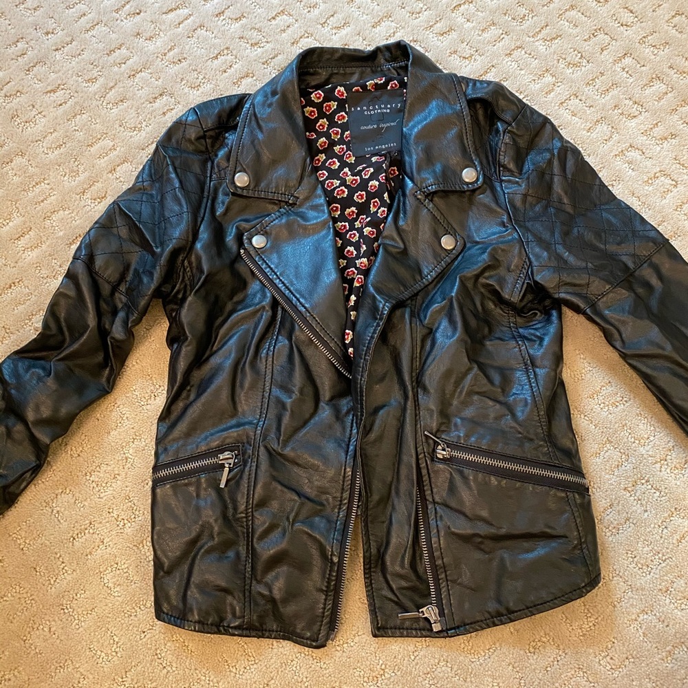 Sanctuary leather jacket